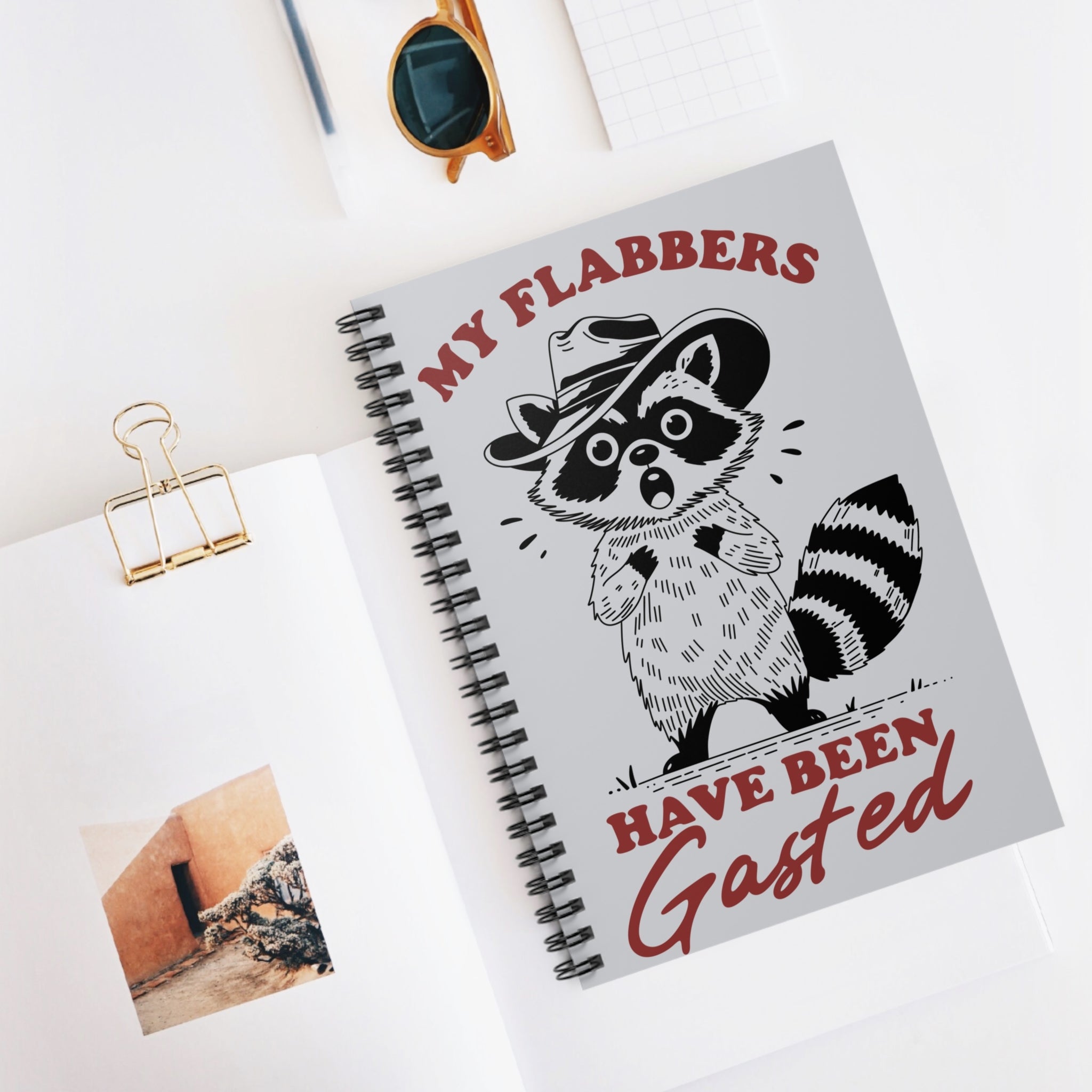 My Flabbers Have Been Gasted A5 Lined Notebook