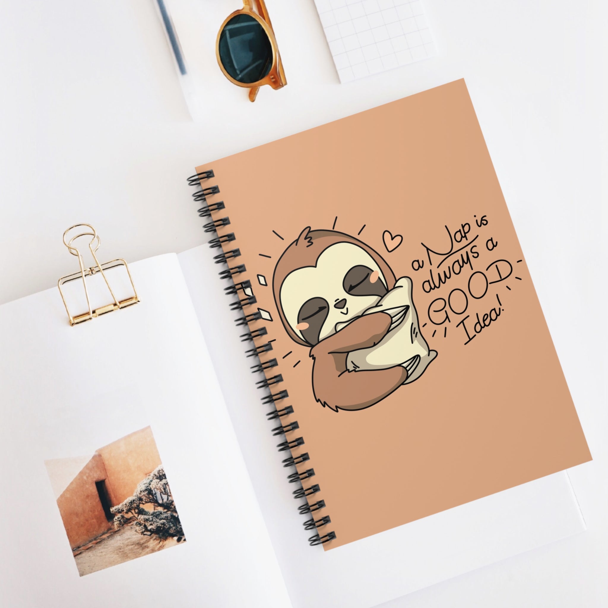 A Nap Is Always A Good Idea! A5 Lined Notebook
