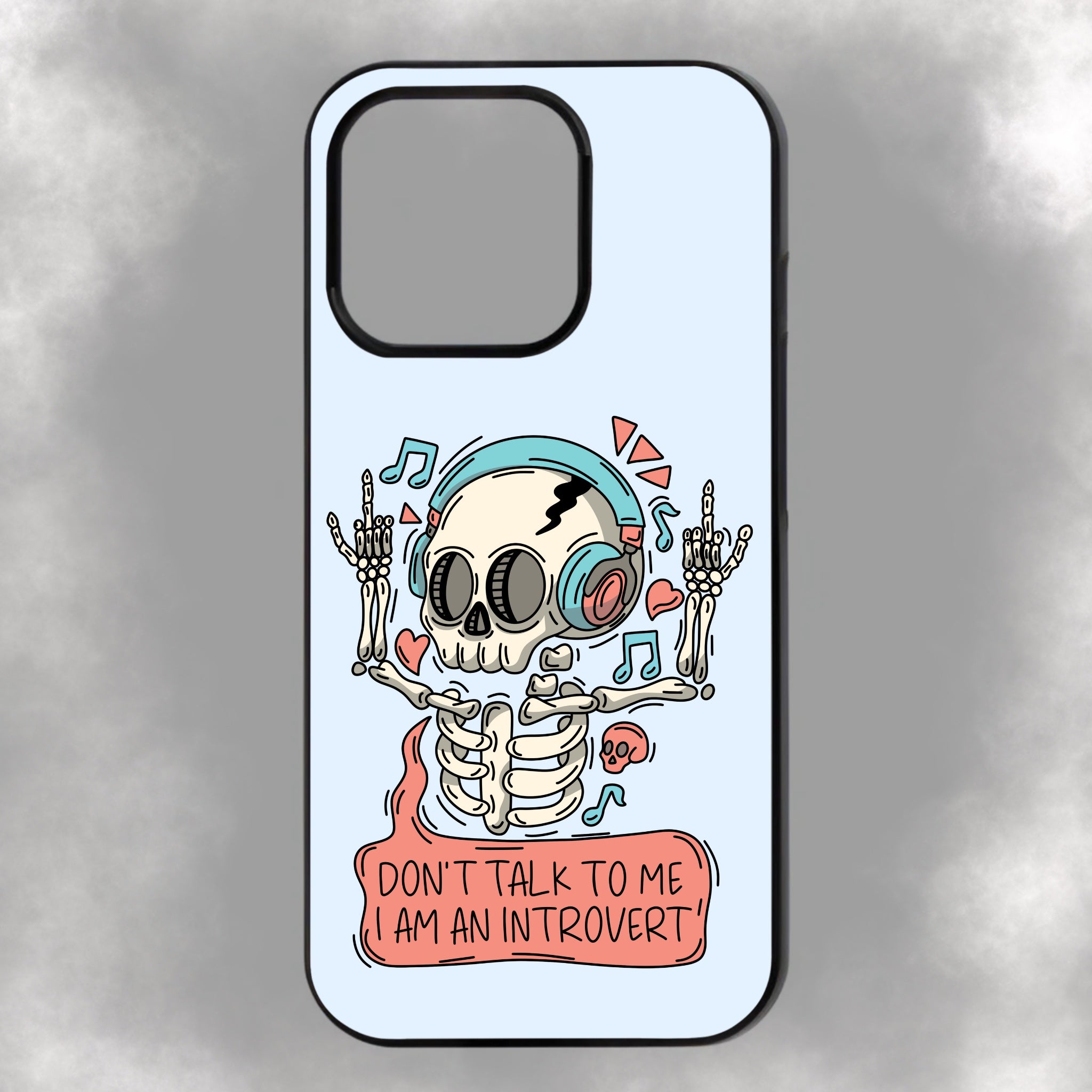 Don’t Talk To Me I Am An Introvert iPhone Rubber Phone Case