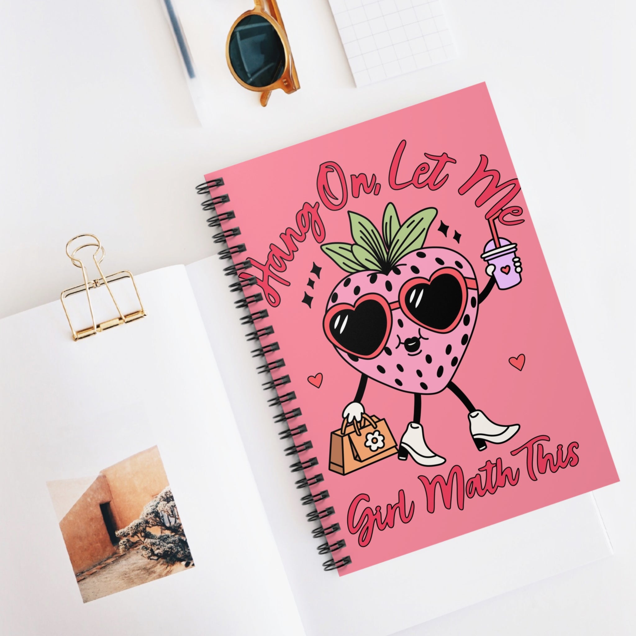 Hang On, Let Me Girl Math This A5 Lined Notebook