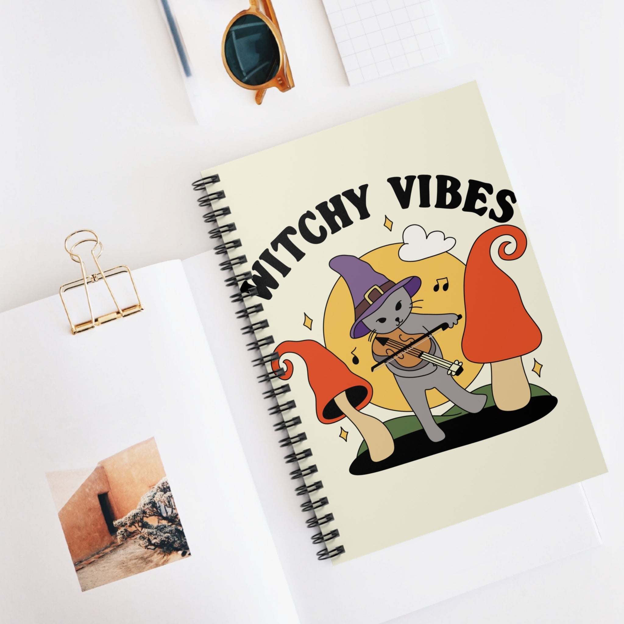 Witchy Vibes A5 Lined Notebook