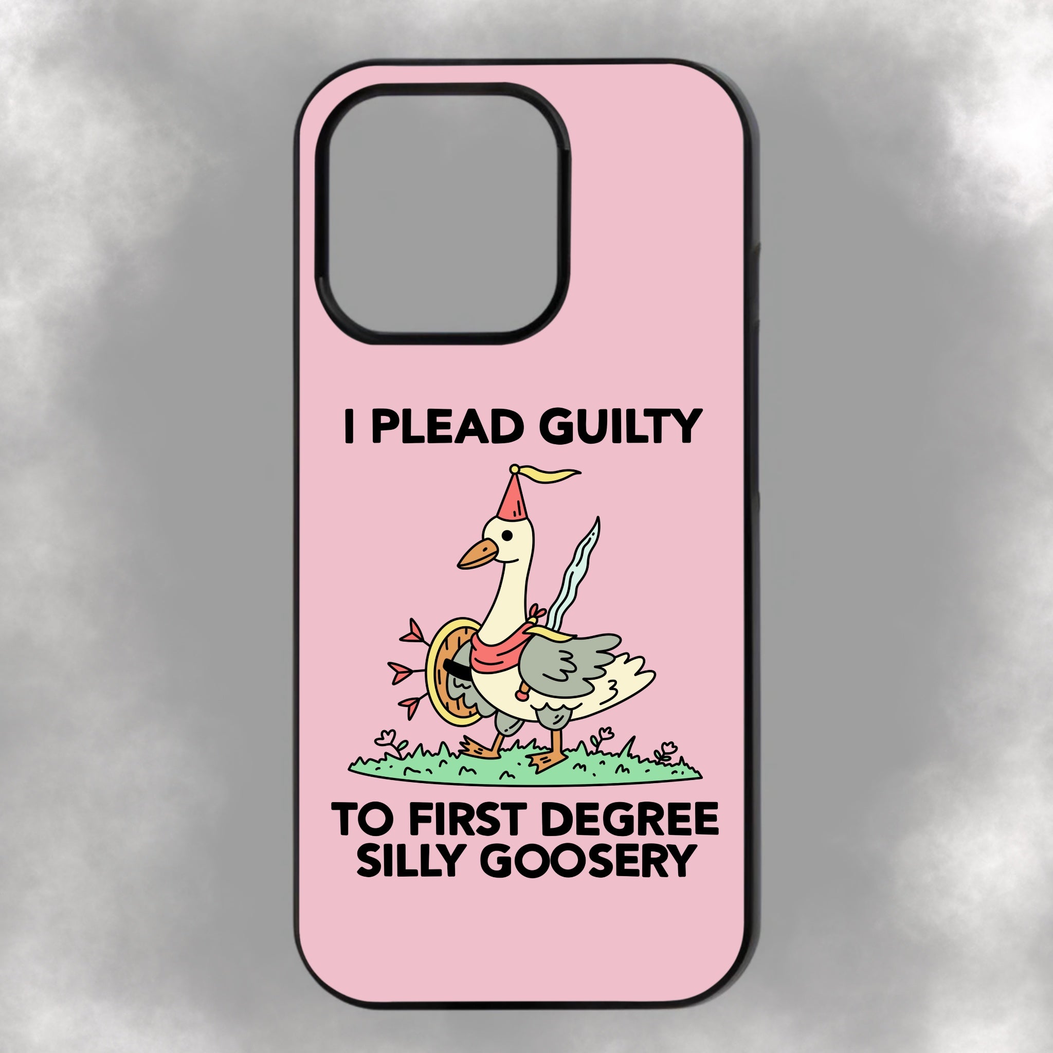 I Plead Guilty To First Degree Silly Goosery iPhone Rubber Phone Case
