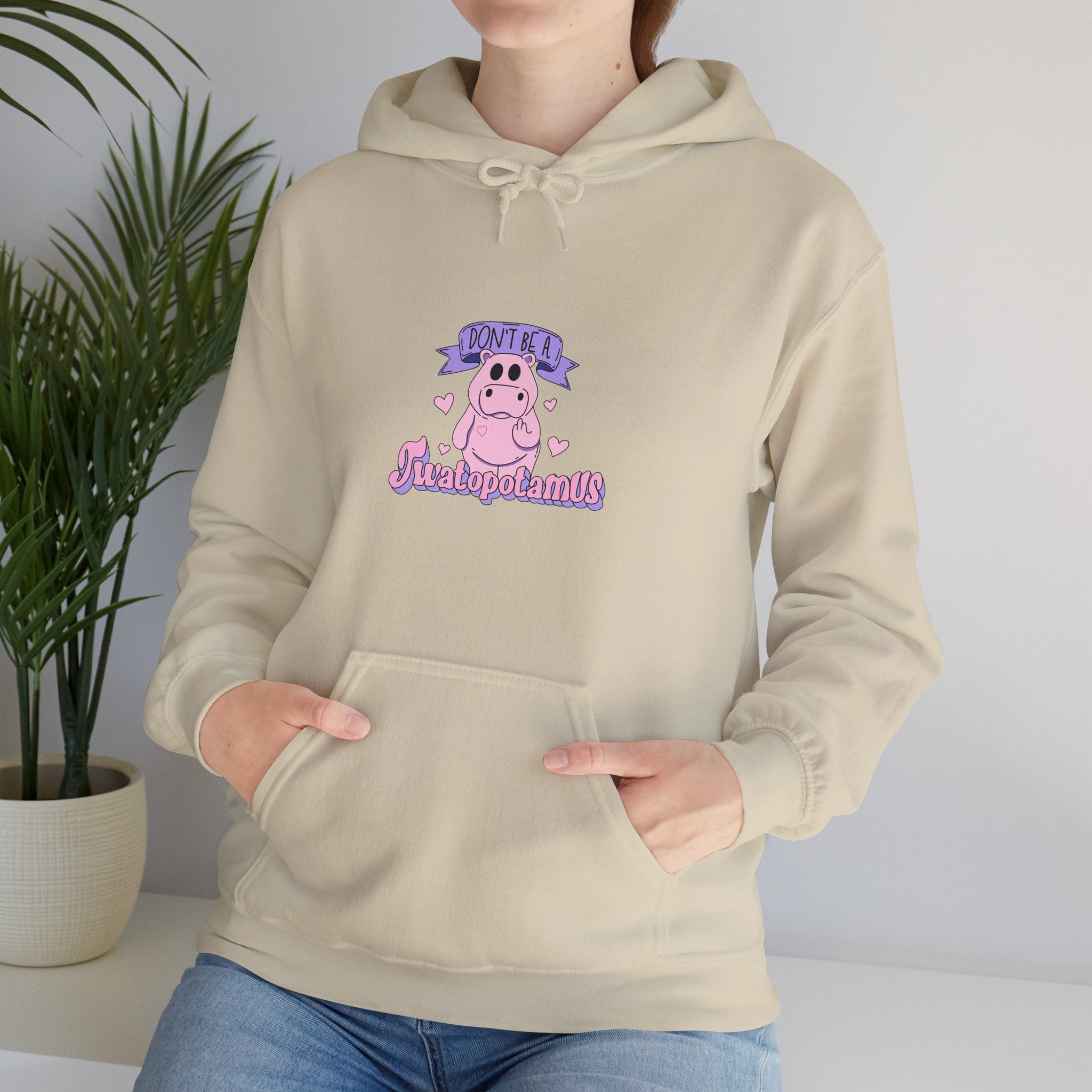 Don’t Be A Twatopotamus Unisex Hoodie