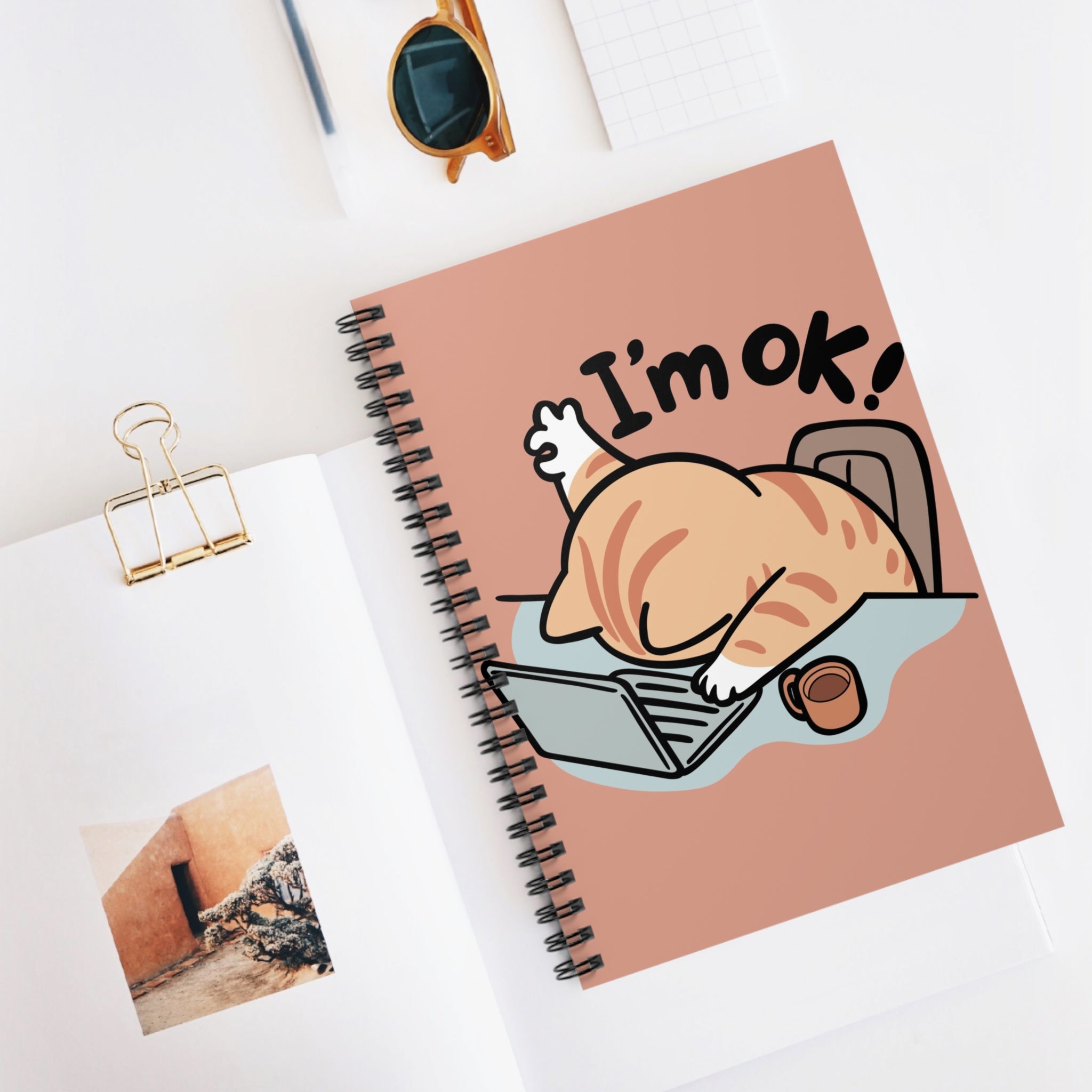 I’m OK! A5 Lined Notebook