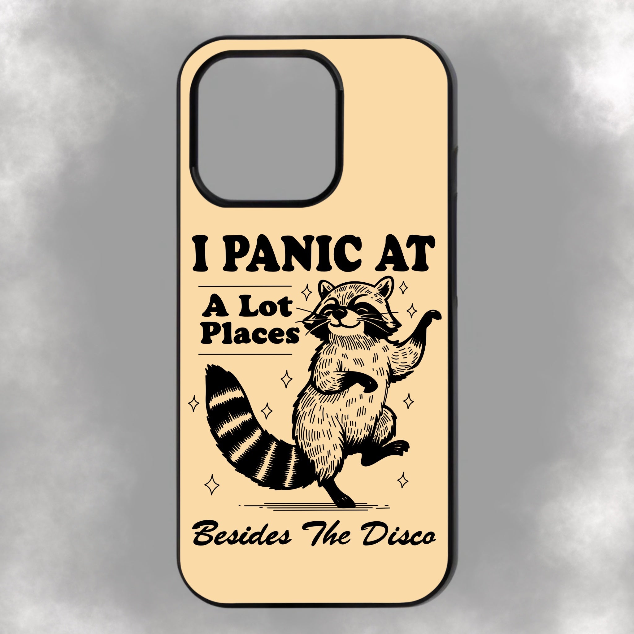 I Panic At A Lot Places Besides The Disco iPhone Rubber Phone Case