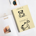 Inhale Exhale A5 Lined Notebook