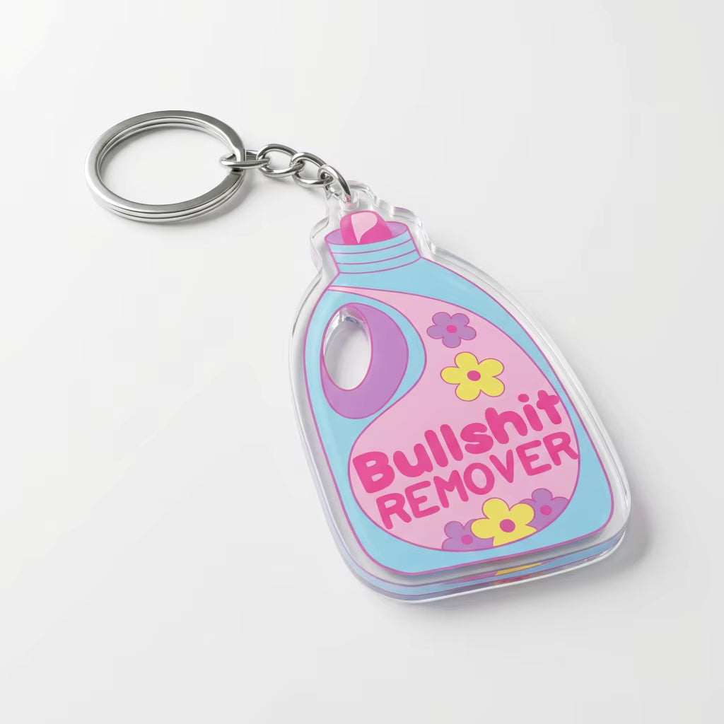 Bullshit Remover Acrylic Keyring