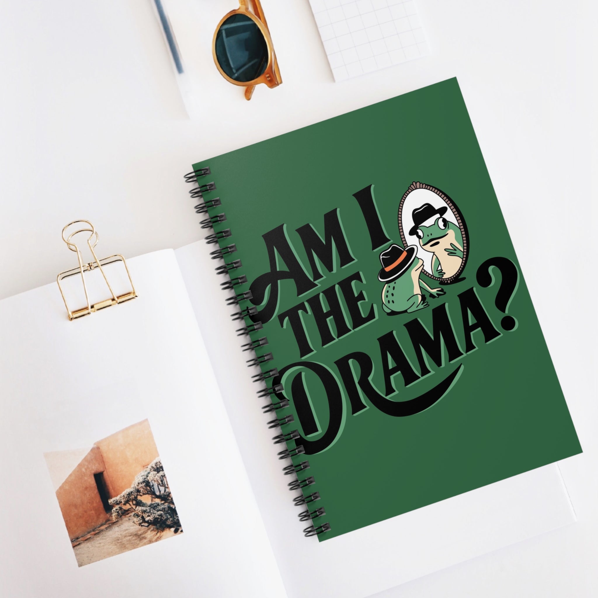 Am I The Drama? A5 Lined Notebook