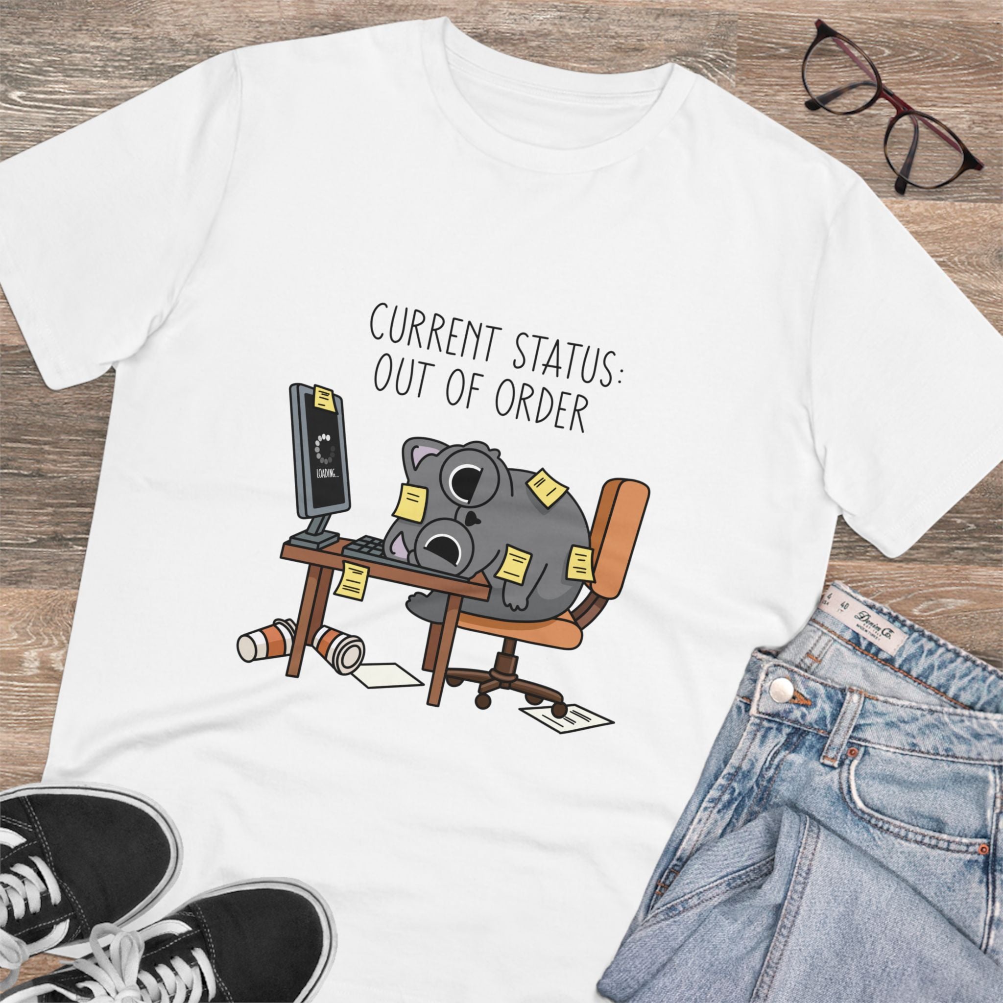 Current Status: Out Of Order Unisex T-Shirt