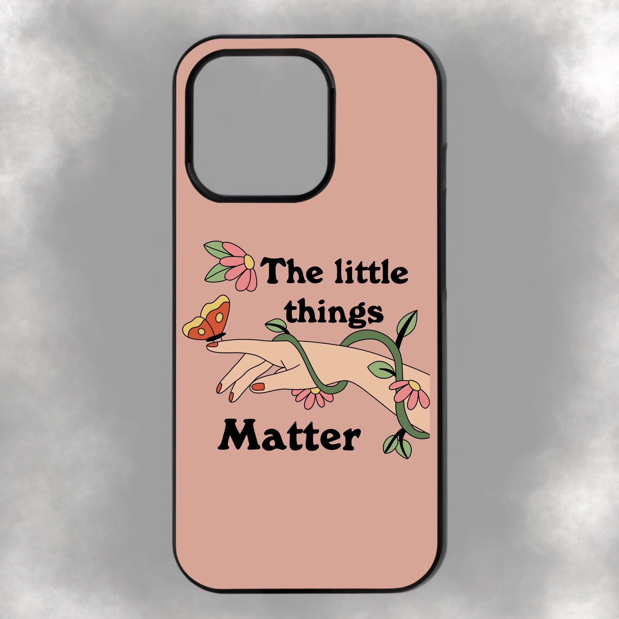 The Little Things Matter iPhone Rubber Phone Case