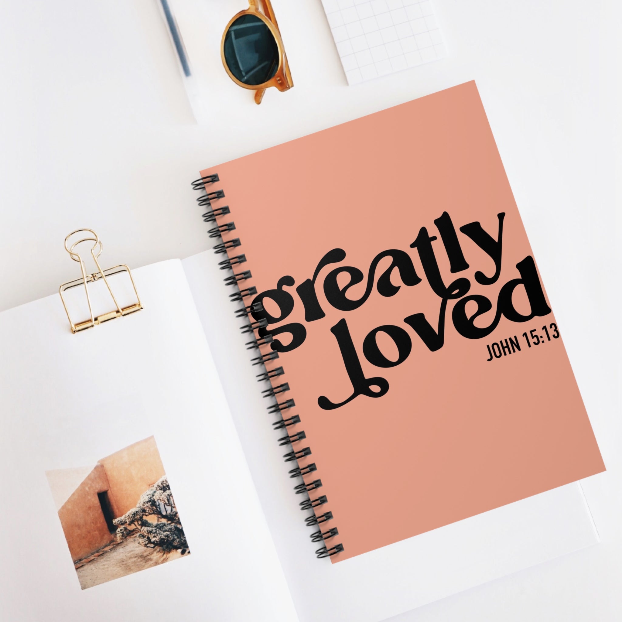 Greatly Loved A5 Lined Notebook