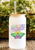 Badass And Brilliant 12oz Frosted Glass Tumbler