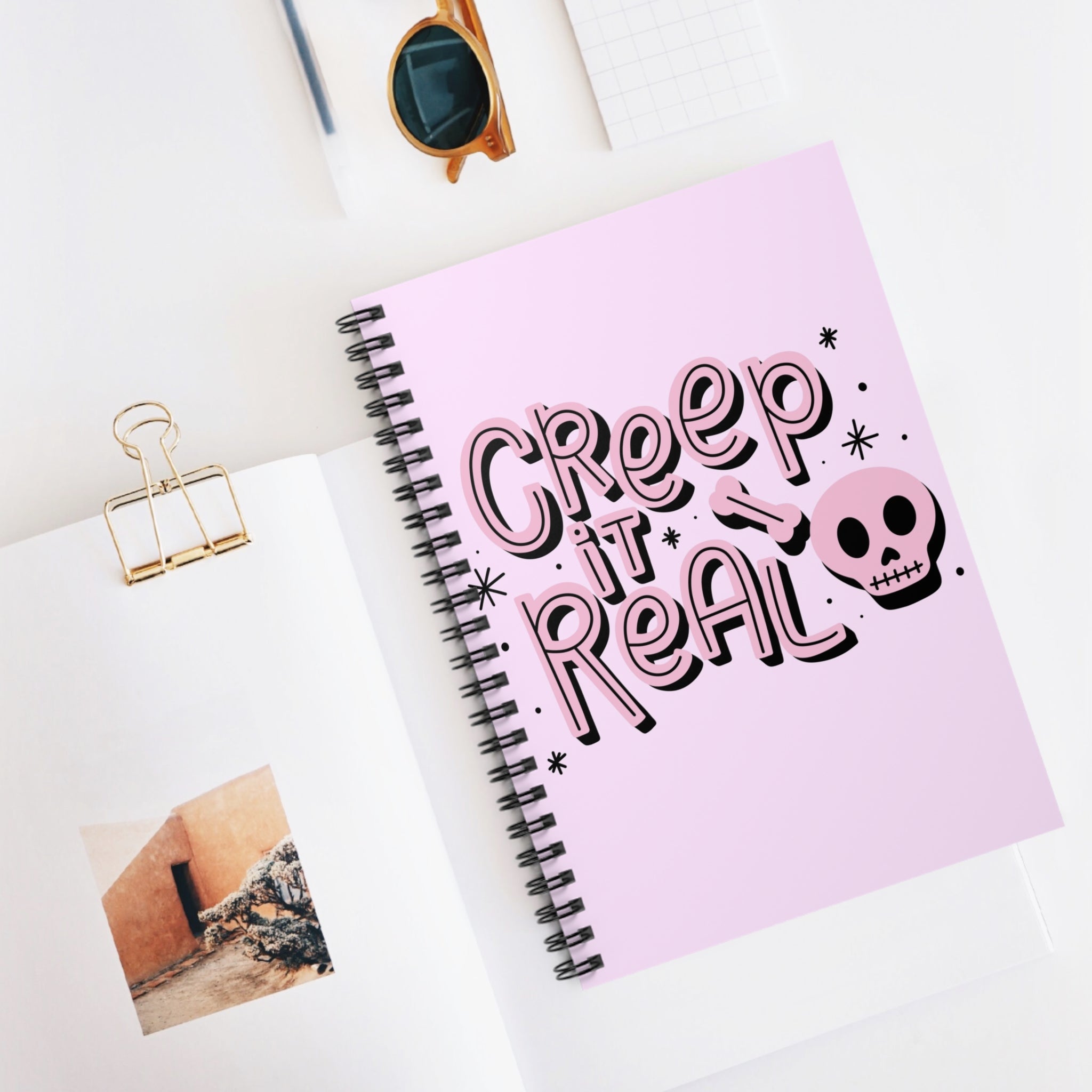 Creep It Real A5 Lined Notebook