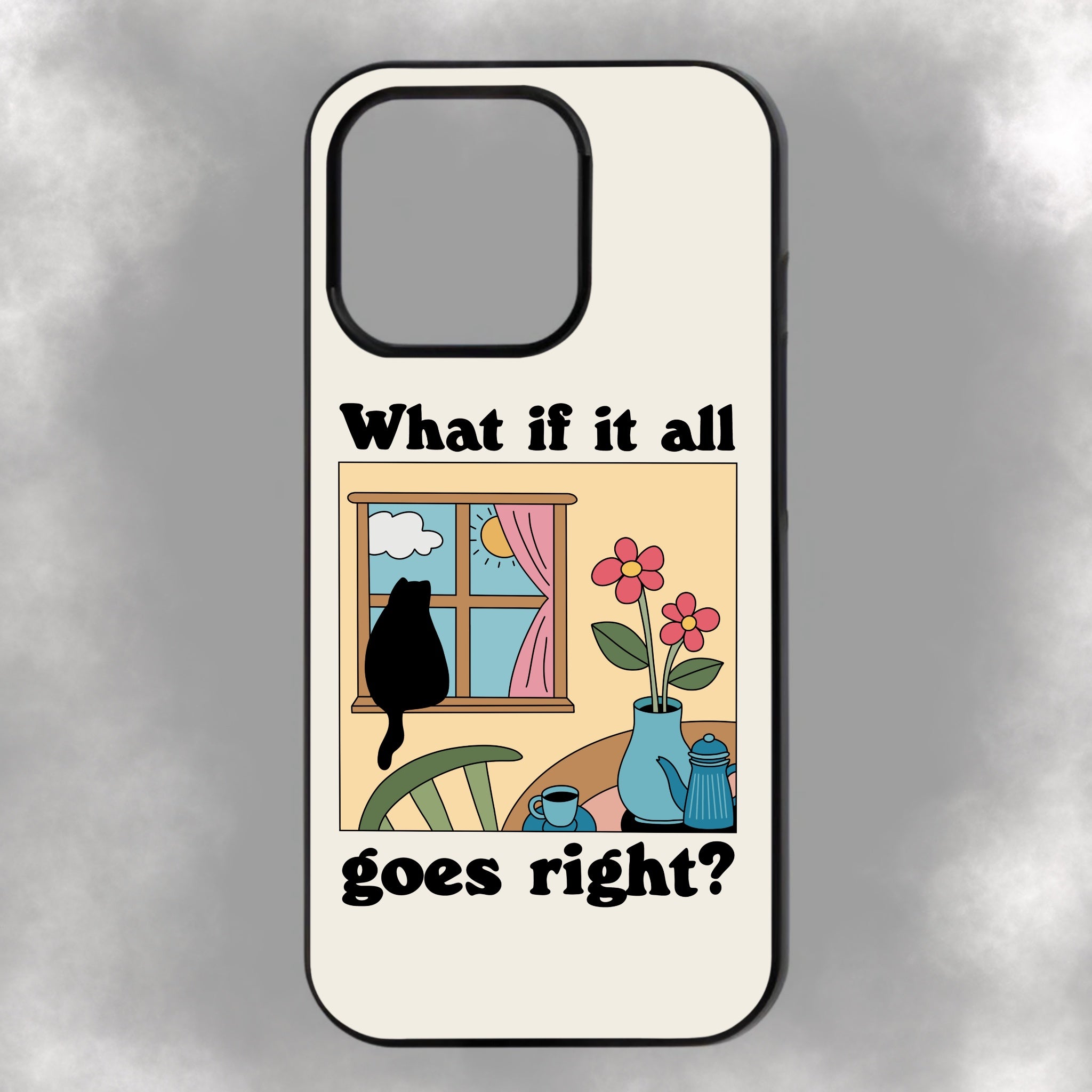 What If It All Goes Right? iPhone Rubber Phone Case