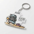 Awake… But At What Cost?! Acrylic Keyring
