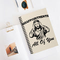 Disappointments All Of You A5 Lined Notebook