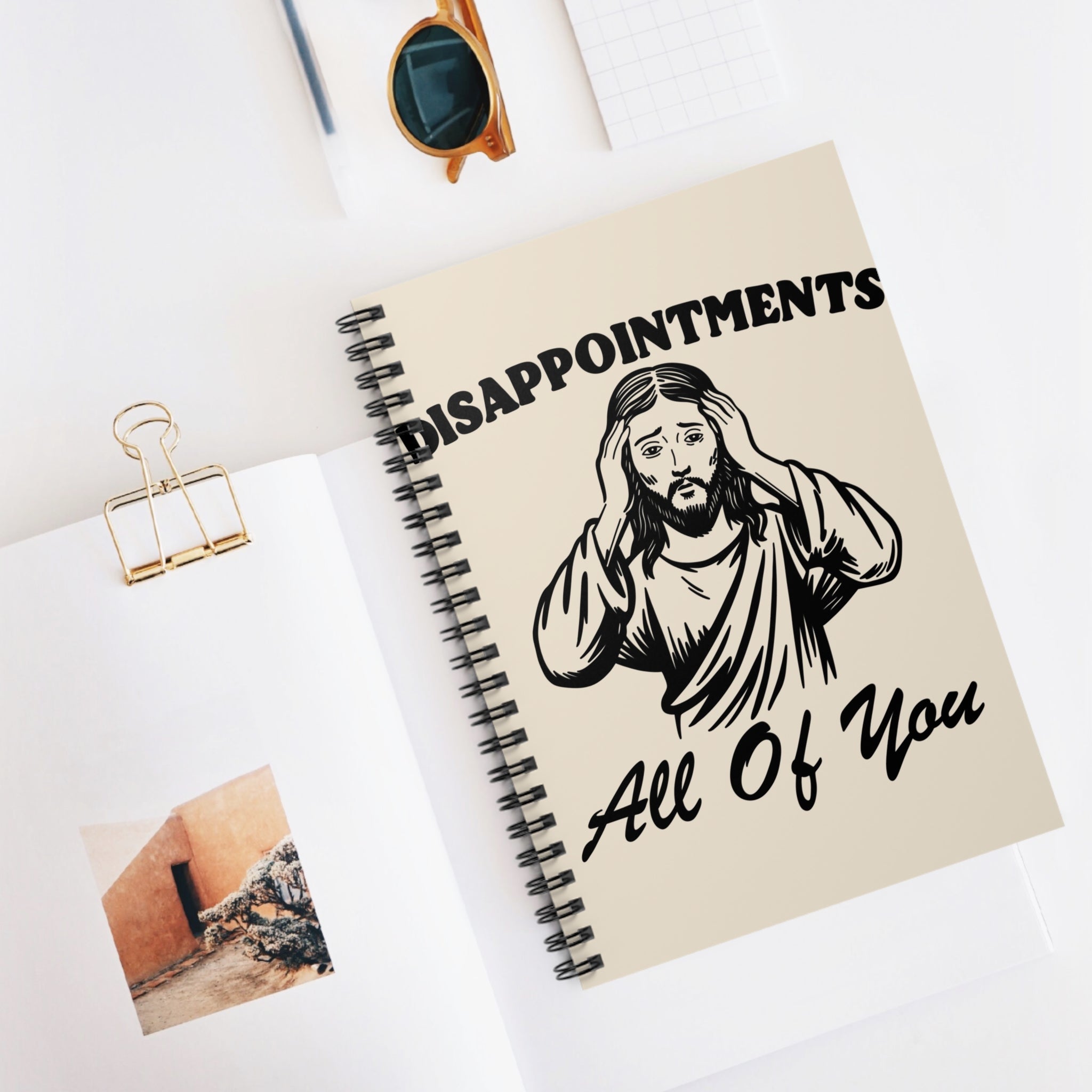 Disappointments All Of You A5 Lined Notebook