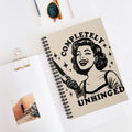 Completely Unhinged A5 Lined Notebook