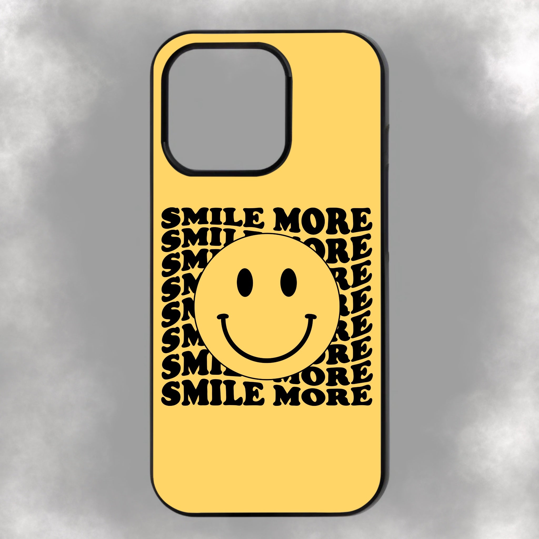 Smile More iPhone Rubber Phone Case