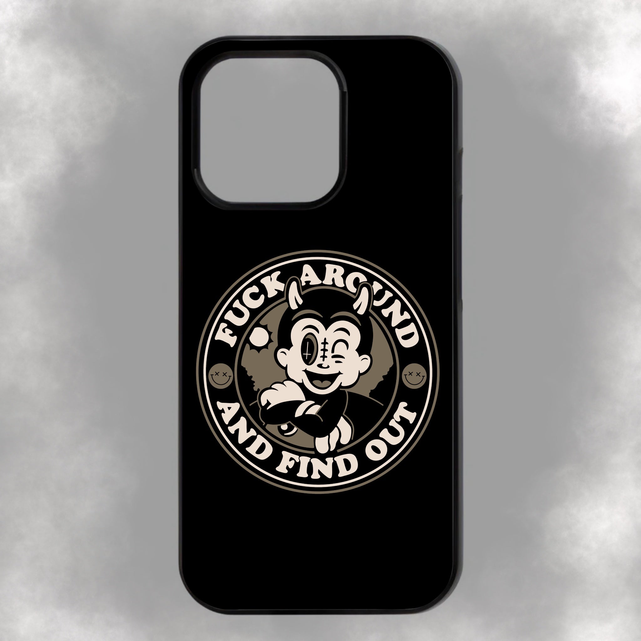 Fuck Around And Find Out iPhone Rubber Phone Case