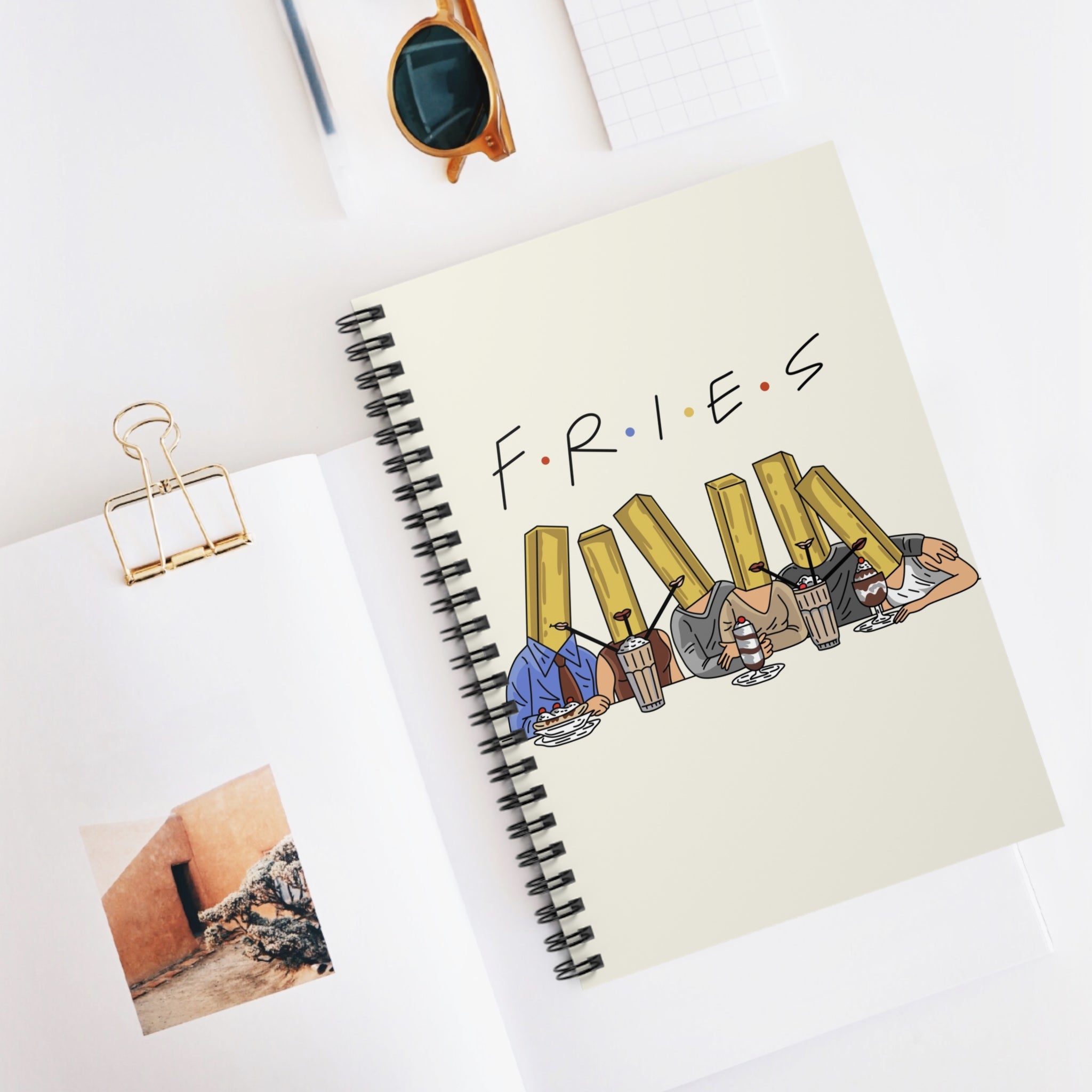 F.R.I.E.S A5 Lined Notebook