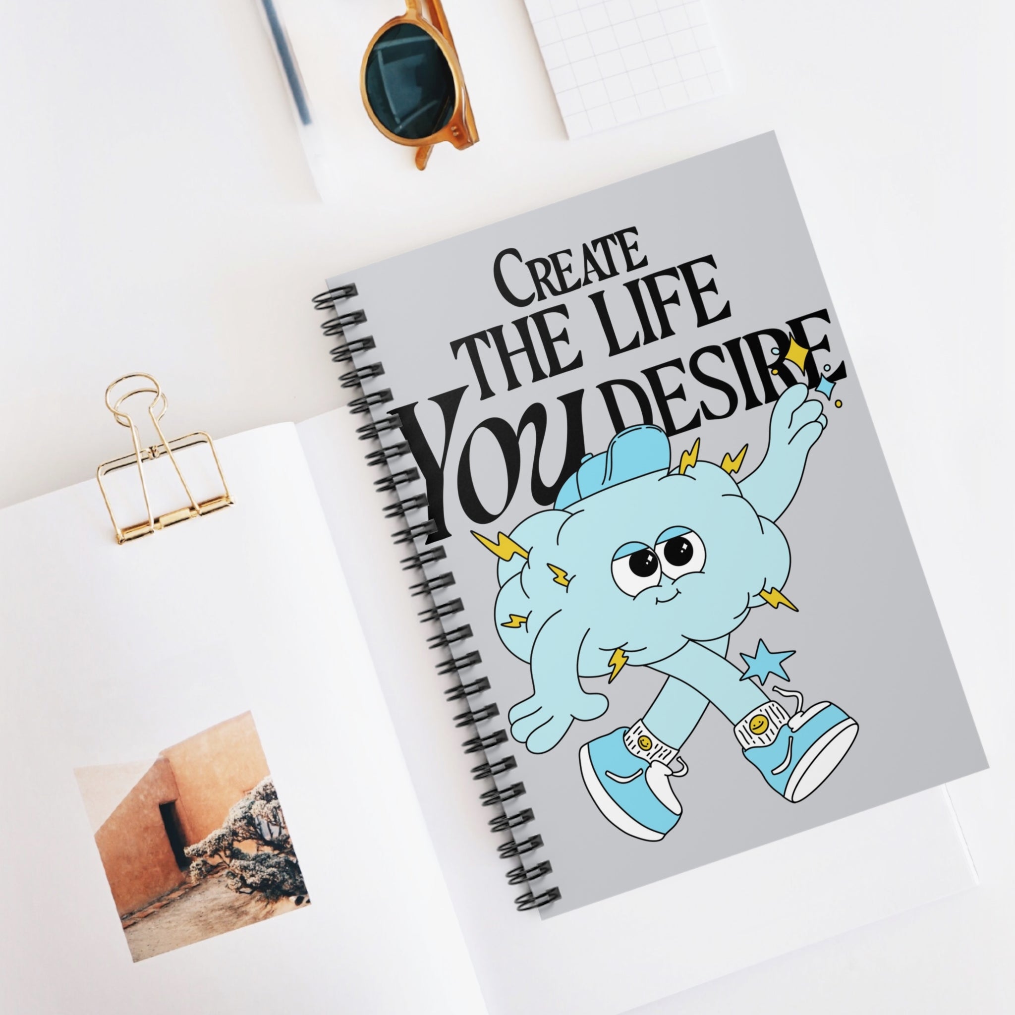 Create The Life You Desire A5 Lined Notebook