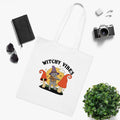 Witchy Vibes White Tote Bag