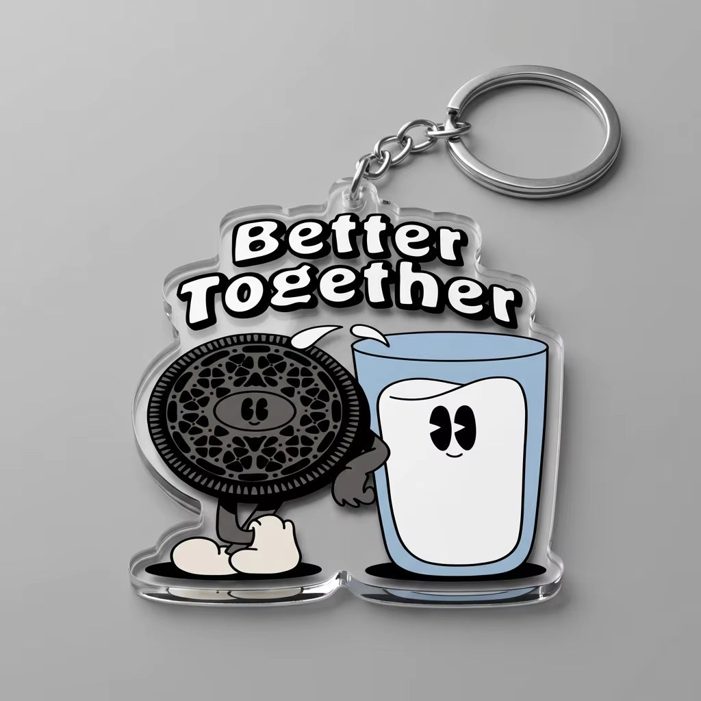 Better Together Acrylic Keyring