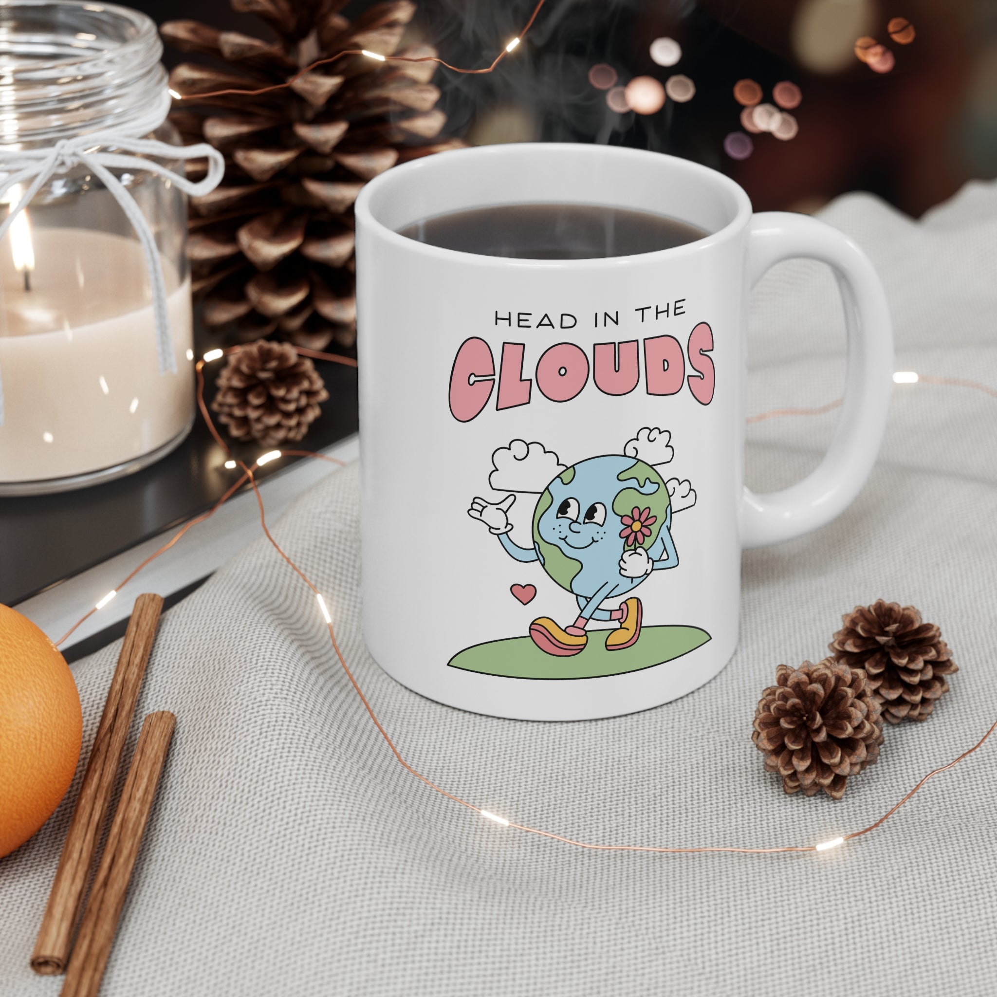 Head In The Clouds 11oz Ceramic Mug