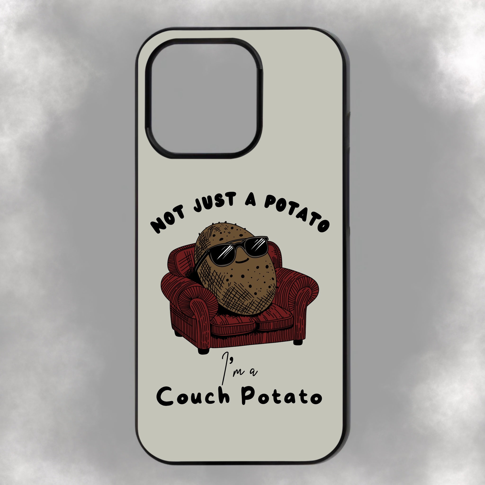 Not Just A Potato I’m A Couch Potato iPhone Rubber Phone Case