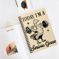 Today I’m A Serious Goose A5 Lined Notebook