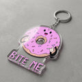 Bite Me Acrylic Keyring