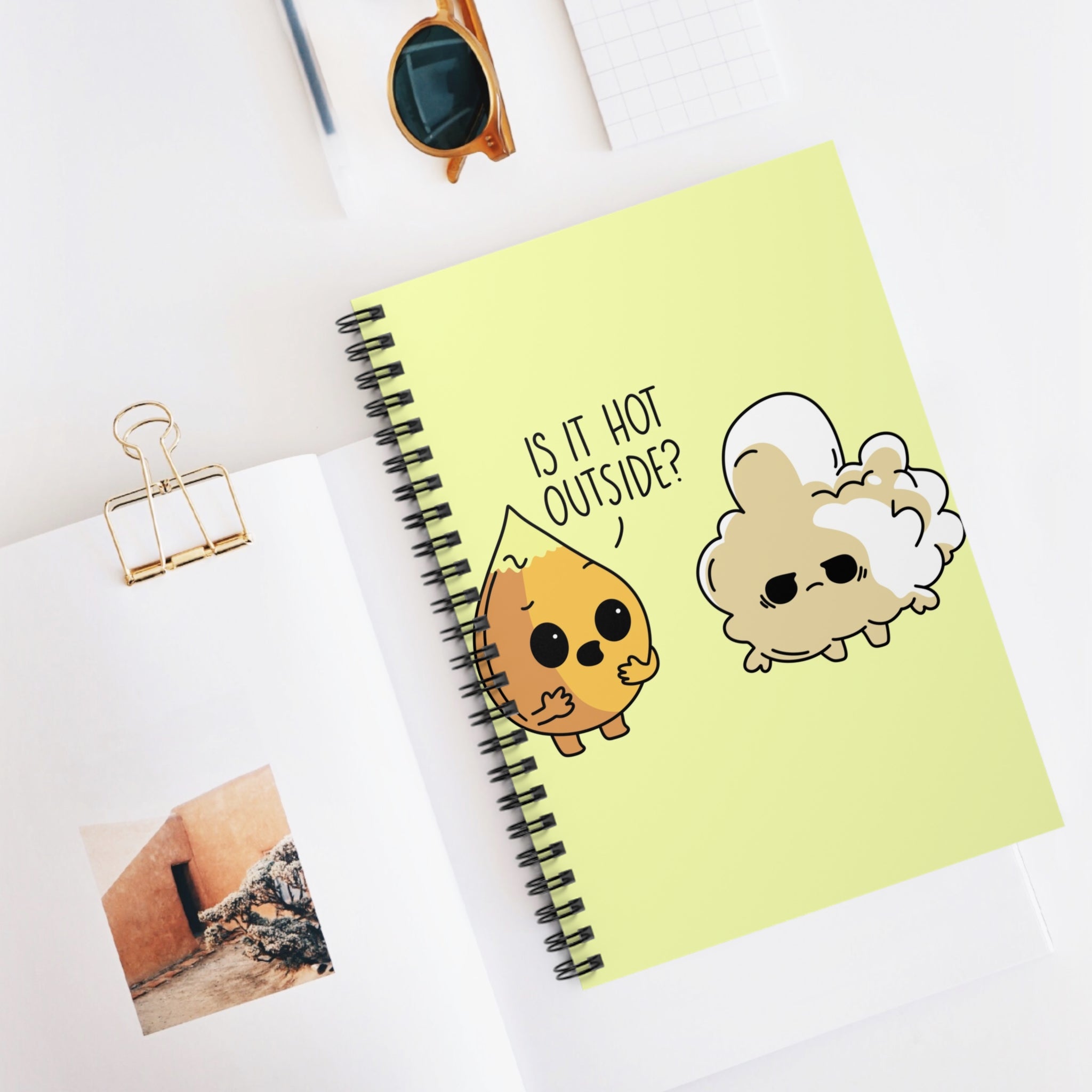 Is It Hot Outside? A5 Lined Notebook