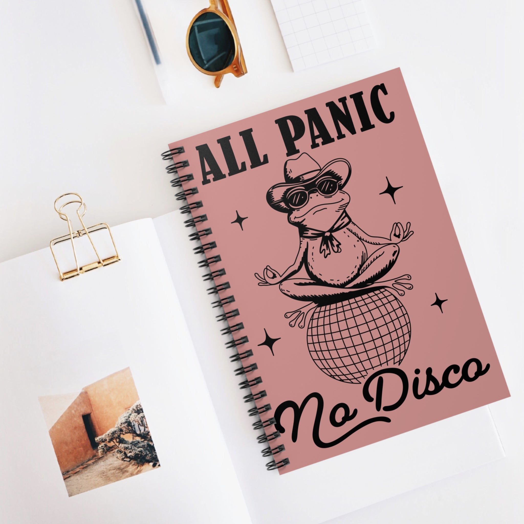 All Panic No Disco A5 Lined Notebook