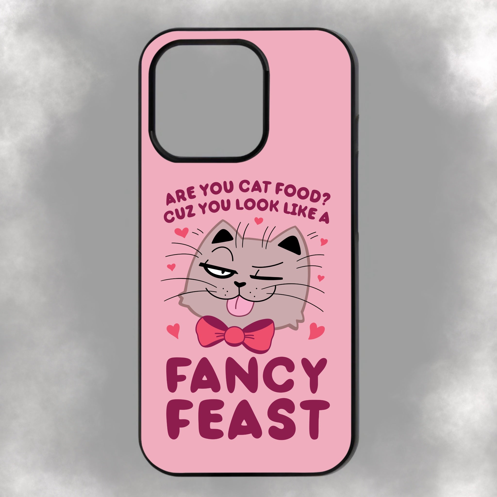 Are You Cat Food? Cuz You Look Like A Fancy Feast iPhone Rubber Phone Case