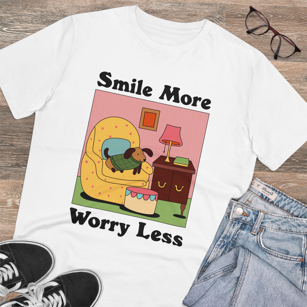 Smile More Worry Less Unisex T-Shirt