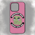 Emotionally Fragile Handle With Care iPhone Rubber Phone Case