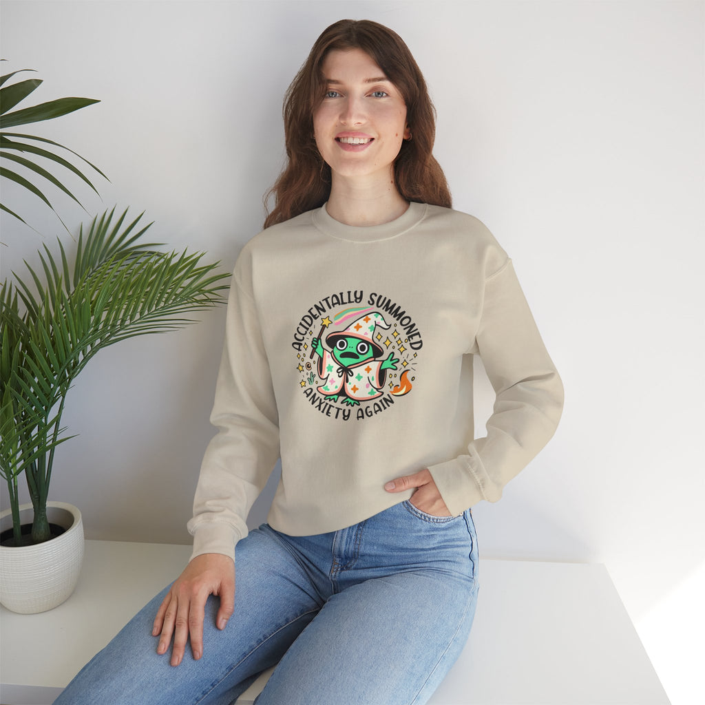 Accidentally Summoned Anxiety Again Unisex Sweatshirt