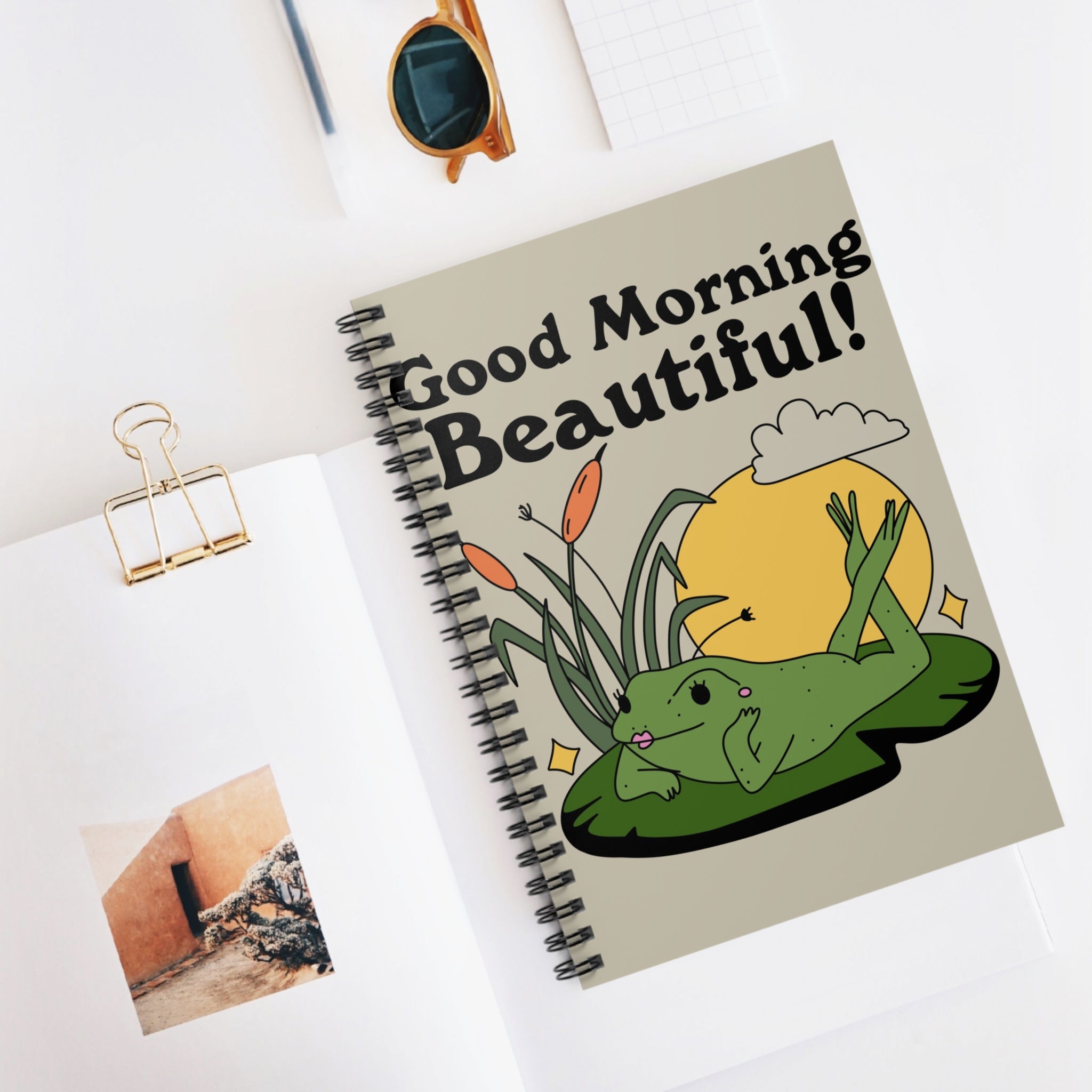 Good Morning Beautiful! A5 Lined Notebook