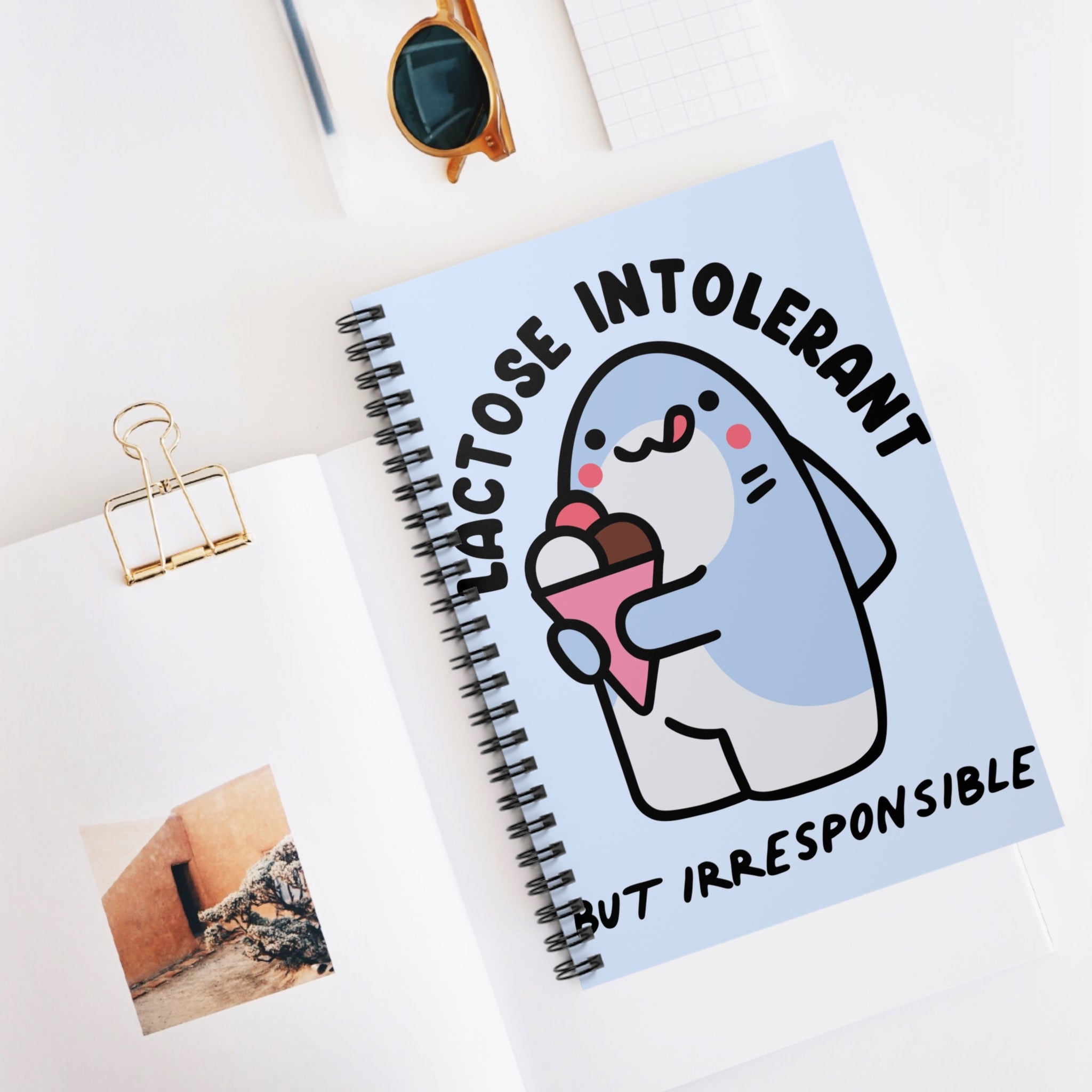 Lactose Intolerant But Irresponsible A5 Lined Notebook