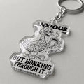 Anxious But Honking Through It Acrylic Keyring
