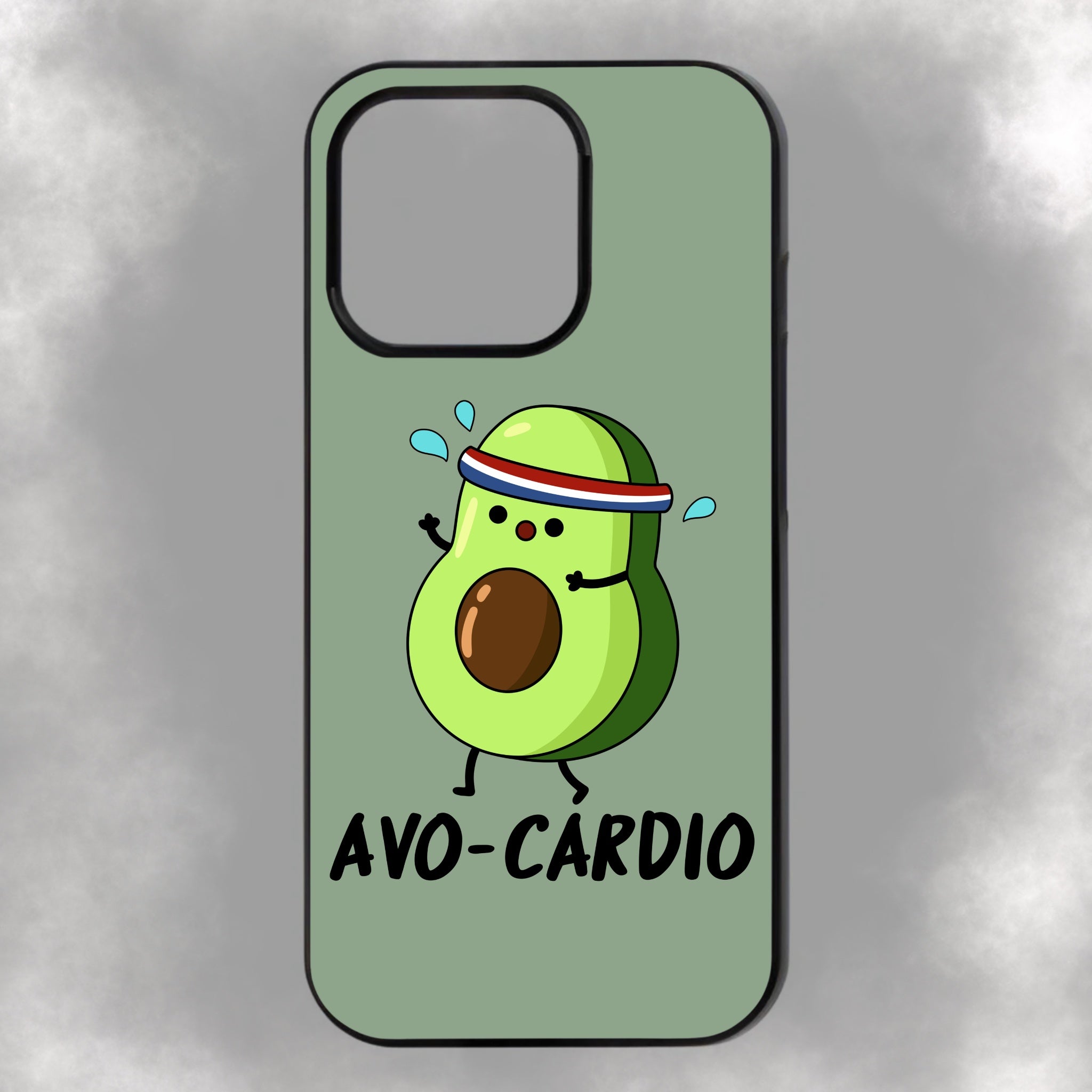 Avo-Cardio iPhone Rubber Phone Case