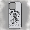 Buck Around And Find Out iPhone Rubber Phone Case
