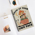 Grow At Your Own Pace A5 Lined Notebook