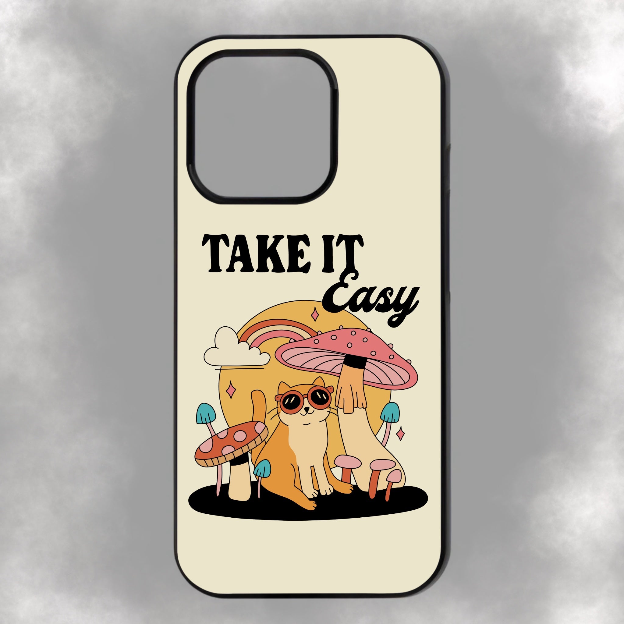 Take It Easy iPhone Rubber Phone Case