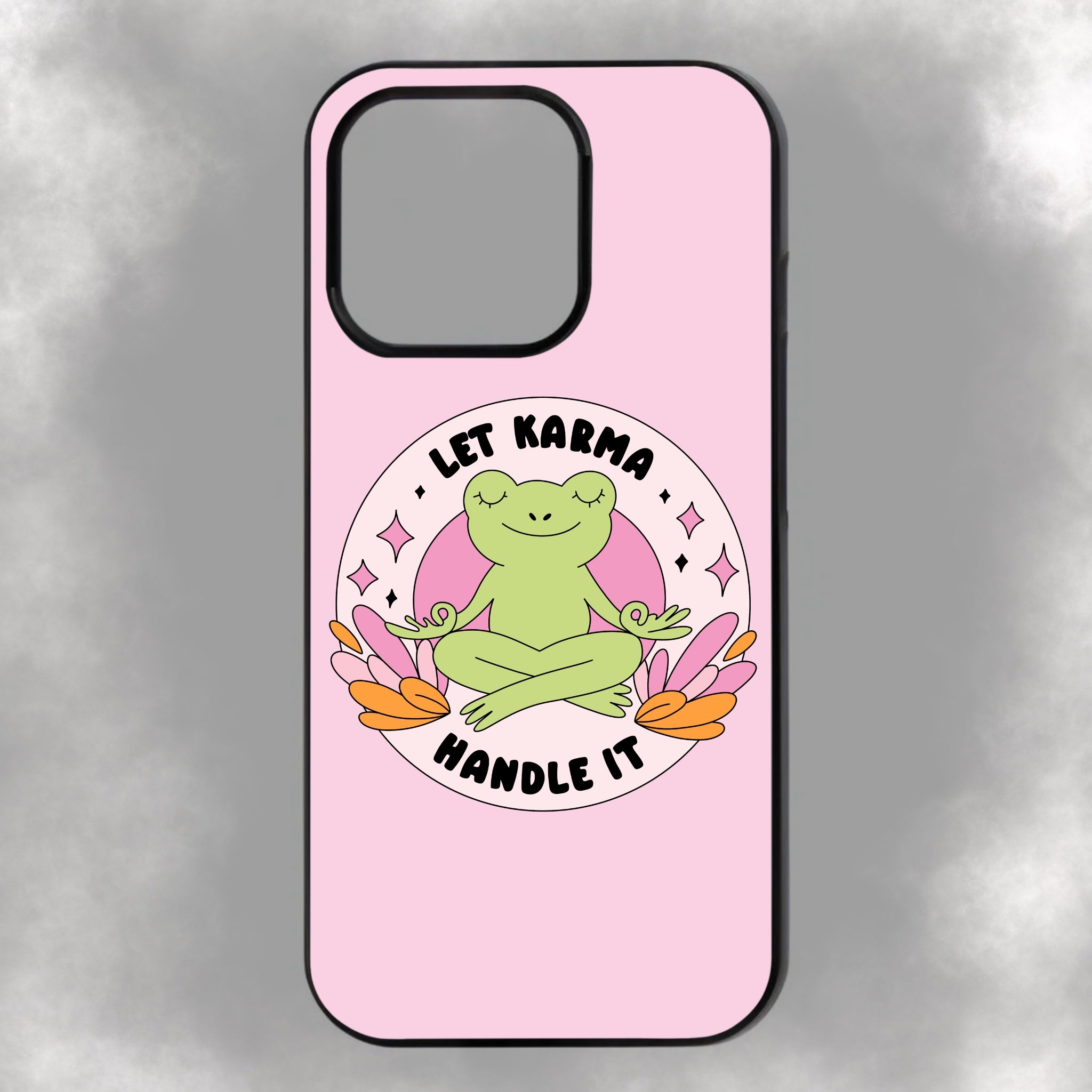Let Karma Handle It iPhone Rubber Phone Case