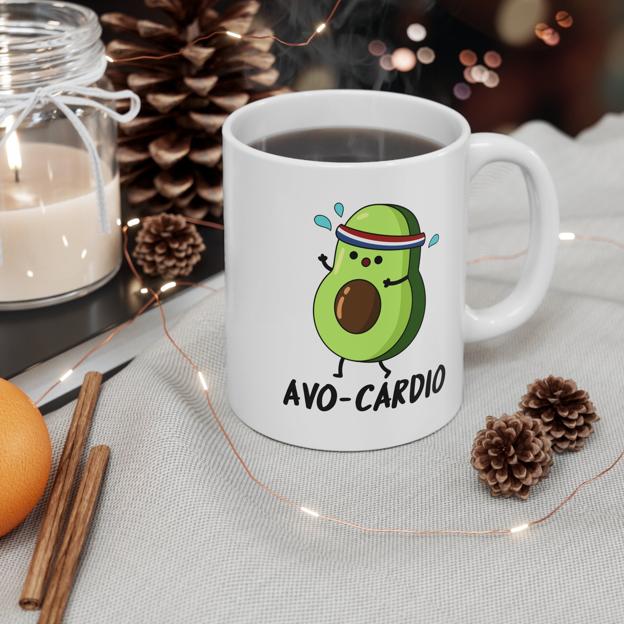 Avo-Cardio 11oz Ceramic Mug