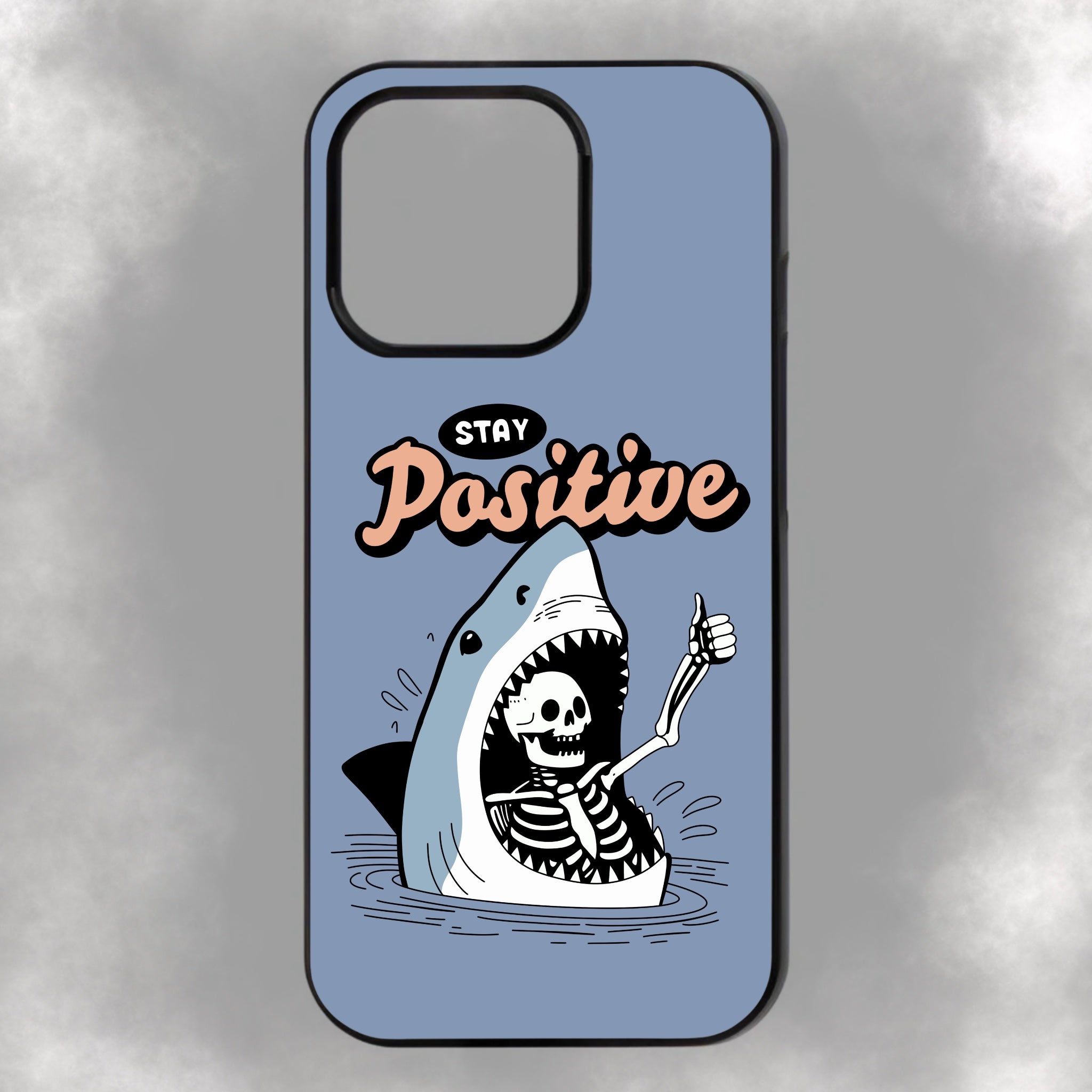 Stay Positive iPhone Rubber Phone Case