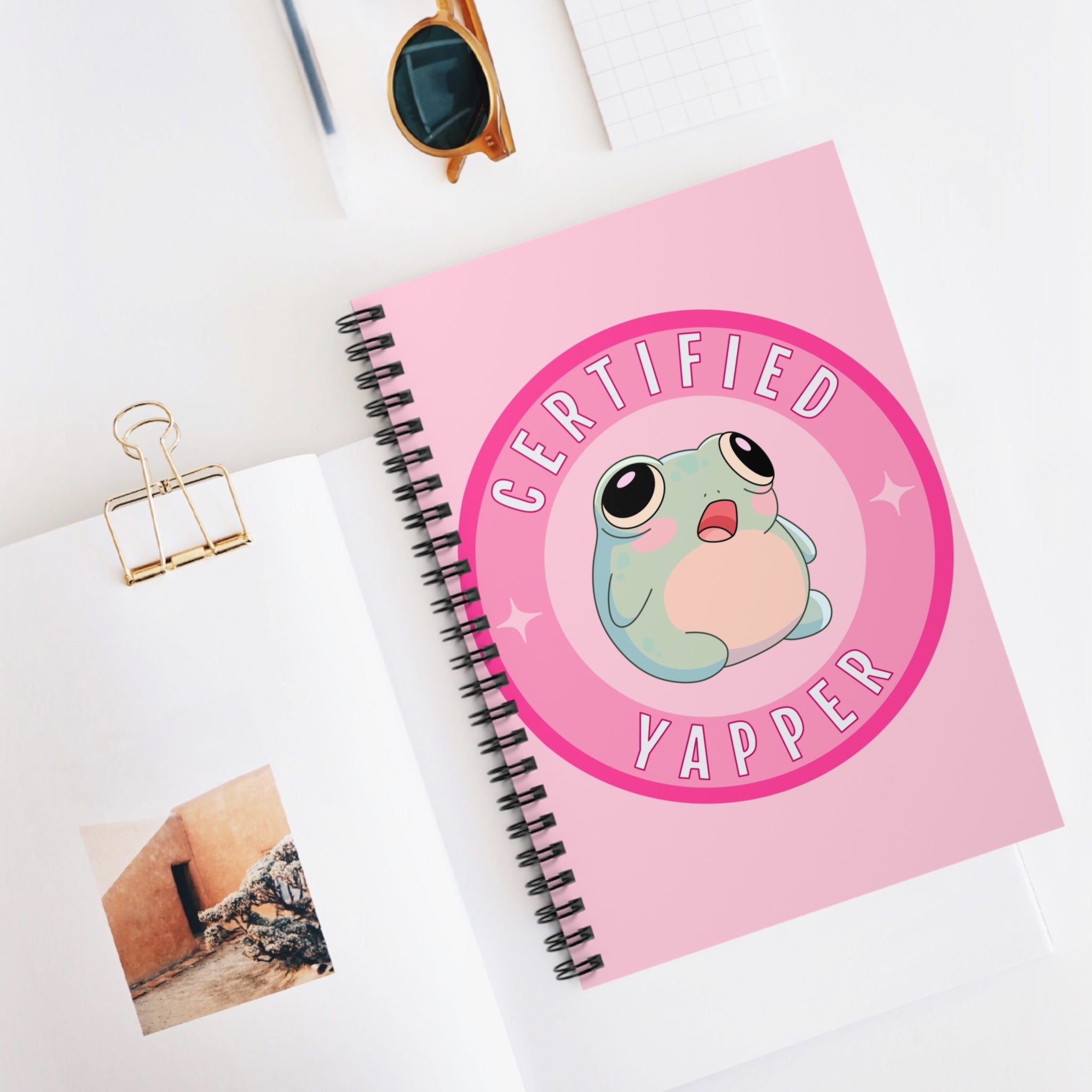 Certified Yapper A5 Lined Notebook