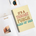 It’s A Throat Punch Kind Of Day A5 Lined Notebook